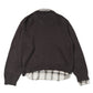 TRIPLE LAYERED COLLARED PULLOVER