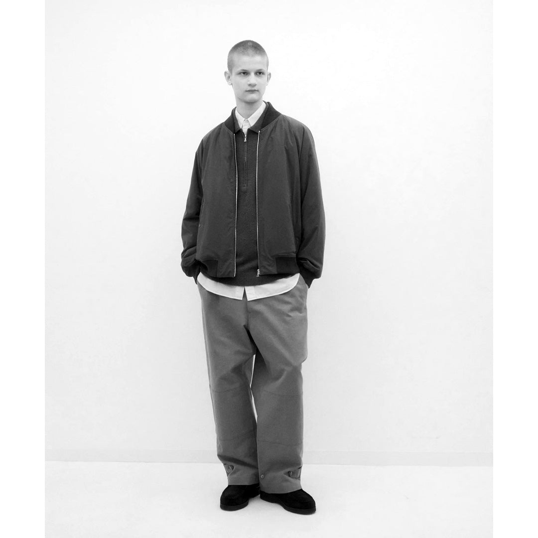 FIBRIL NYLON SATIN FLIGHT JACKET