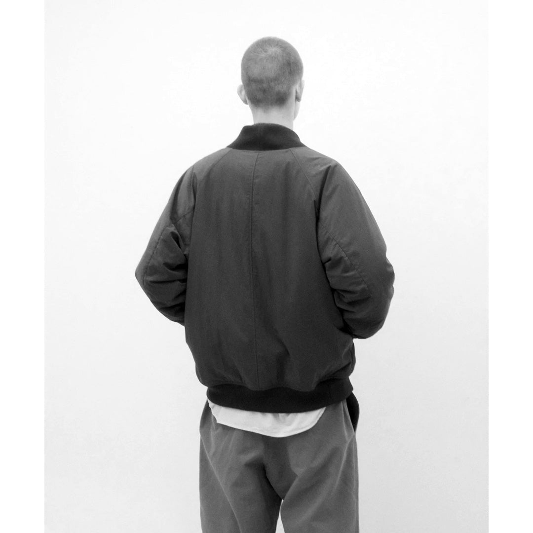 FIBRIL NYLON SATIN FLIGHT JACKET