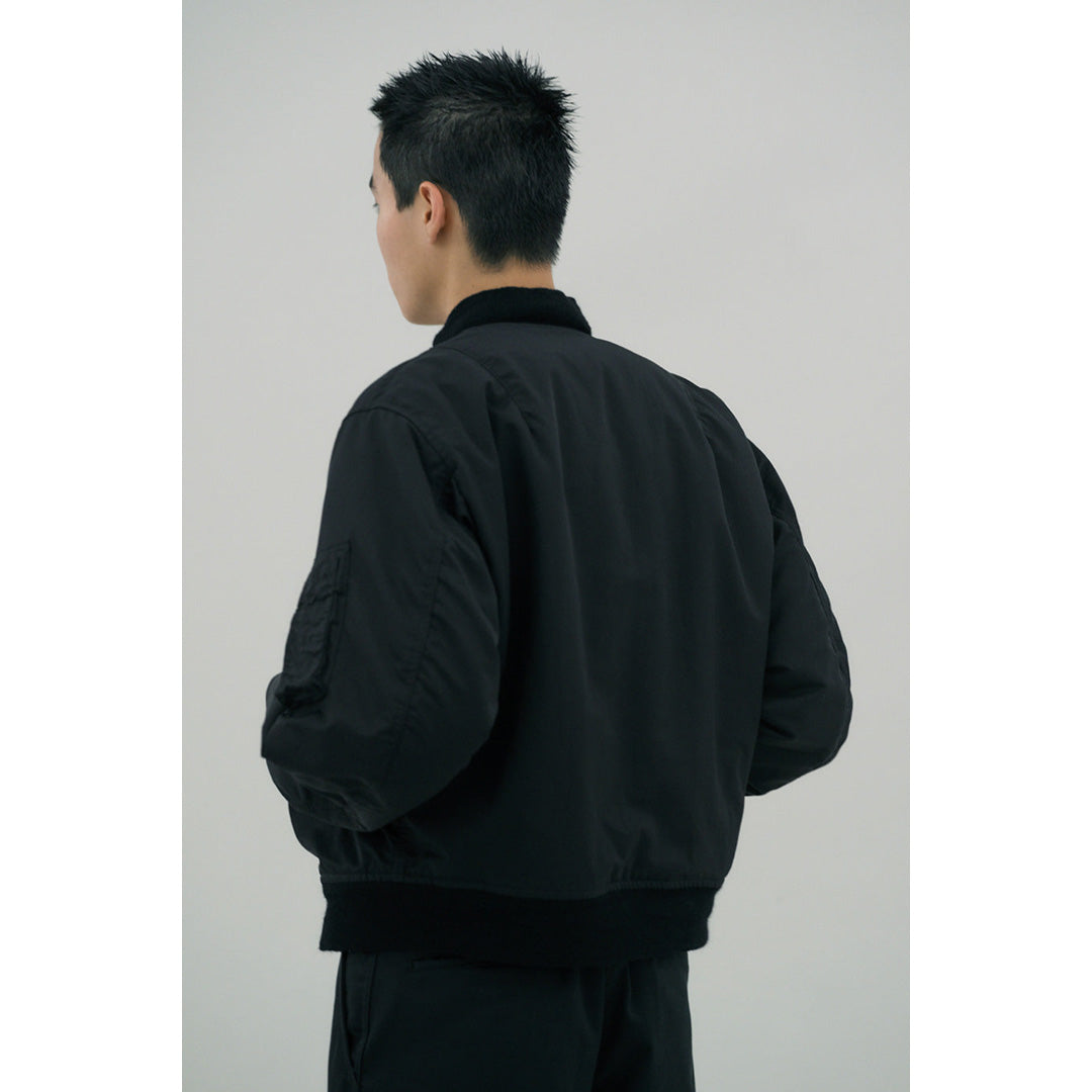 Cotton-Nylon Twill MA-1 Flight Jacket