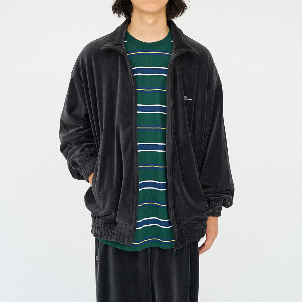 VELOUR JERSEY BLOUSON