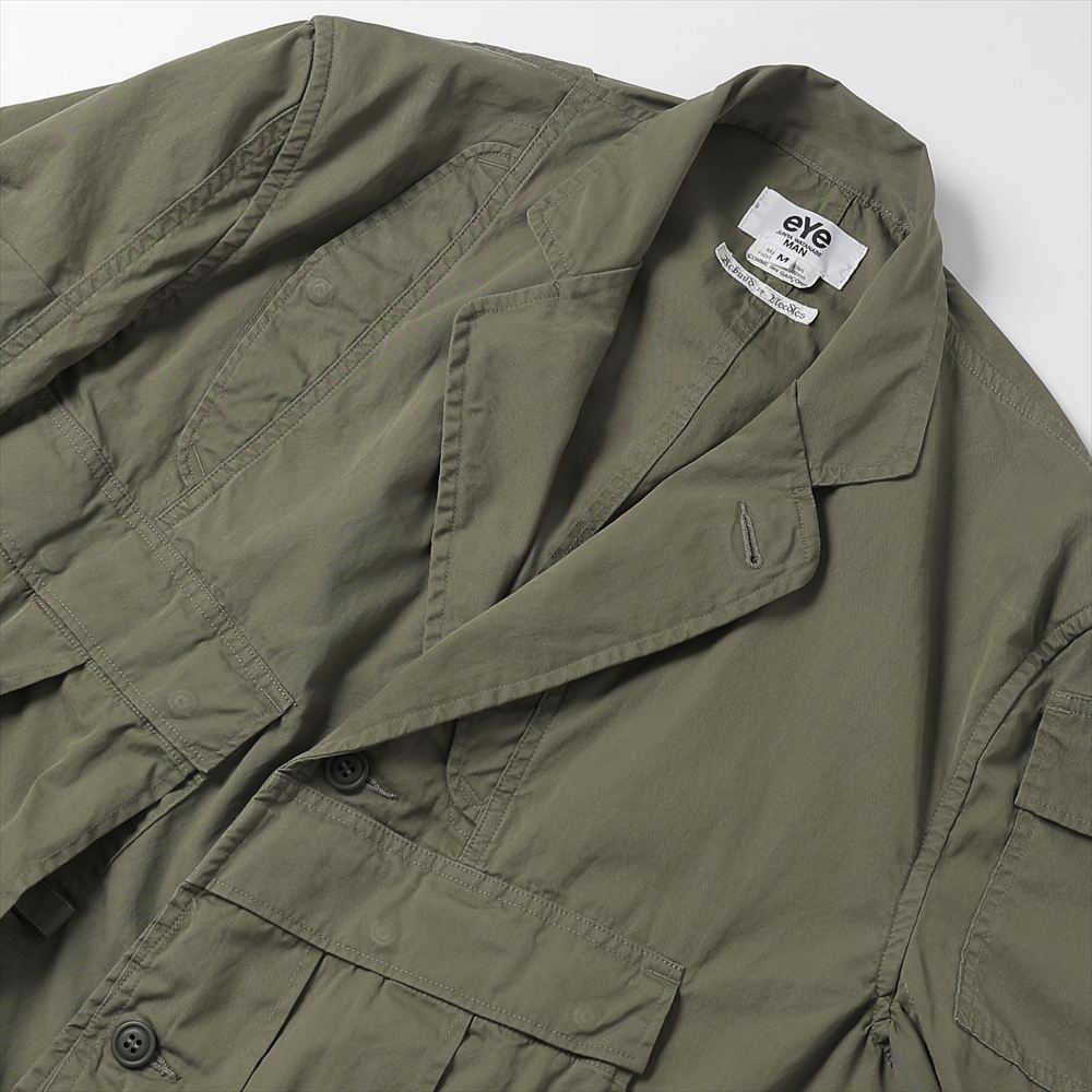 NEEナイロンジャケット COMME des GARCONS HOMME) 綿ナイロンオックス Needles Wネーム C901