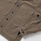 Cotton-ester flocked denim x cotton check flannel Filson double name J016