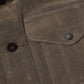 Cotton-ester flocked denim x cotton check flannel Filson double name J016