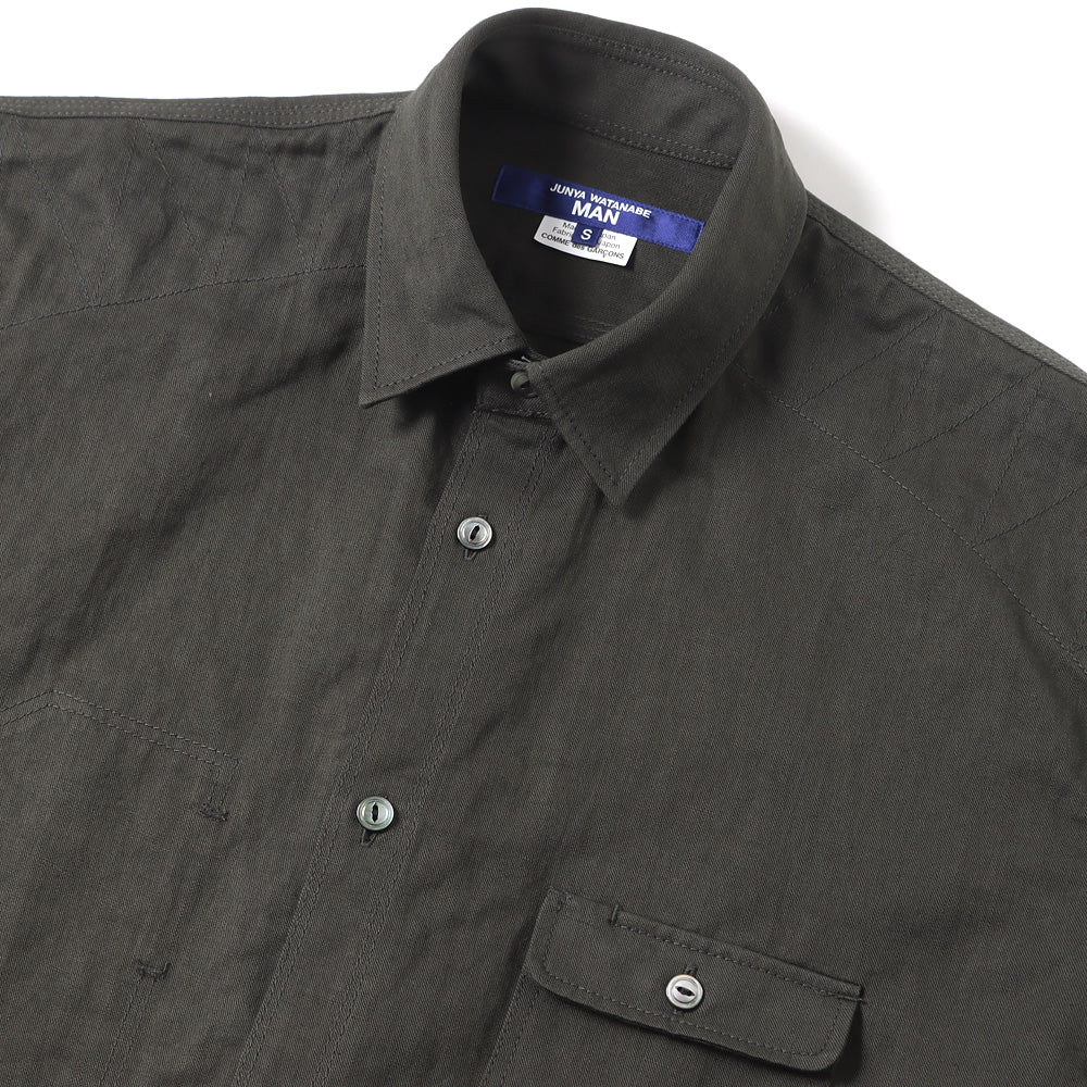 Cotton linen twill product processing B021