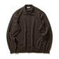 COTTON YAK KNIT POLO CARDIGAN