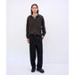 COTTON YAK KNIT POLO CARDIGAN