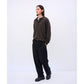 COTTON YAK KNIT POLO CARDIGAN