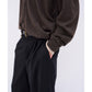 COTTON YAK KNIT POLO CARDIGAN