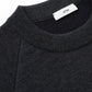 WOOL COTTON TERRY CREW-NECK SWEATER