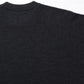 WOOL COTTON TERRY CREW-NECK SWEATER