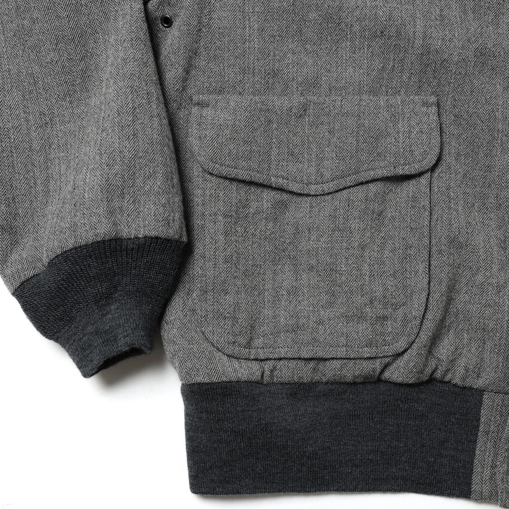 Wool Herringbone Flight Jacket 8/28mae