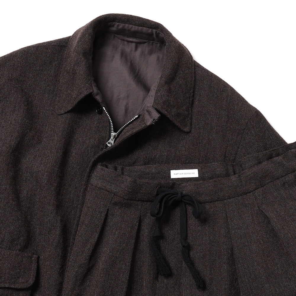 Wool Herringbone Flight Jacket 8/28mae