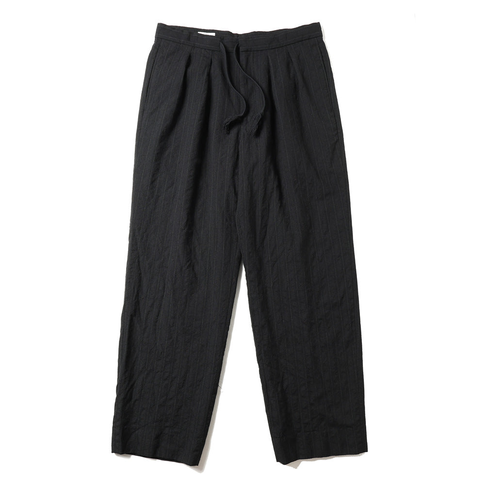Wool Stripe Easy Trousers