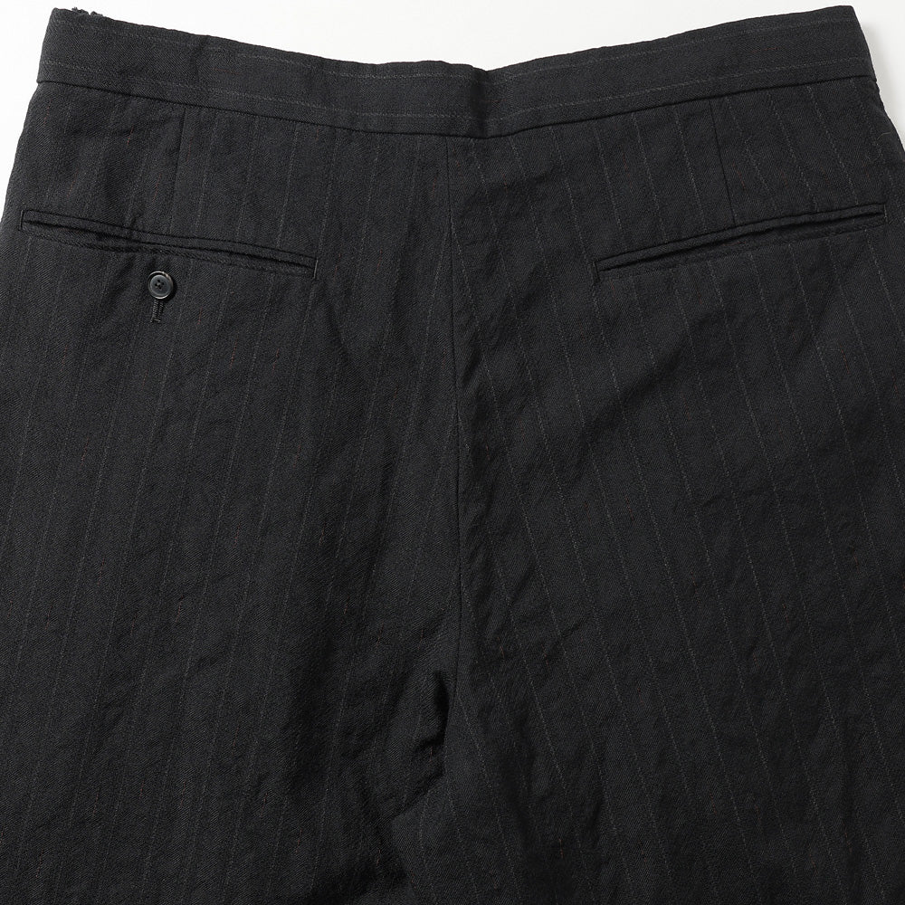 Wool Stripe Easy Trousers