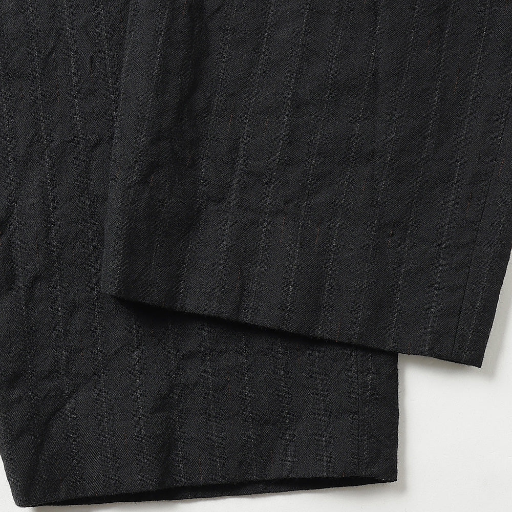 Wool Stripe Easy Trousers