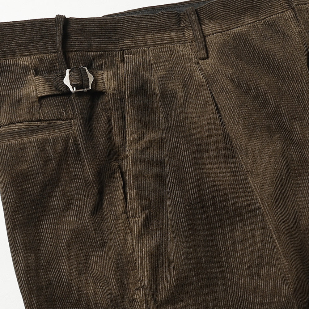 Corduroy Mud-dyed Shoecut Slacks