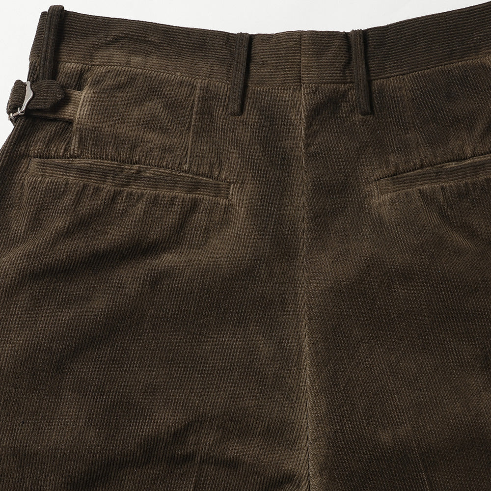 Corduroy Mud-dyed Shoecut Slacks