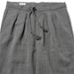 Wool Herringbone Easy Trousers