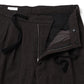 Wool Herringbone Easy Trousers