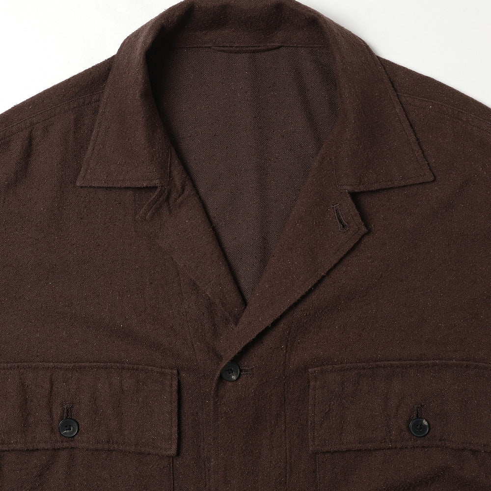 Silk Flannel Field Shirt Jacket