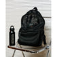 LOGO TAPED MESH BACKPACK