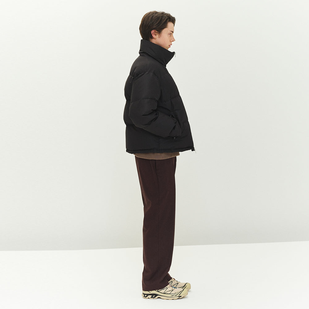 SILK SHORT DOWN JACKET
