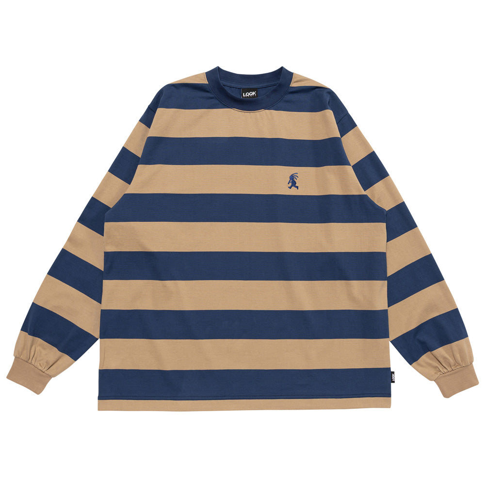 LONG SLEEVE BORDER TEE