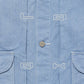 EMBOSSED DENIM JACKET