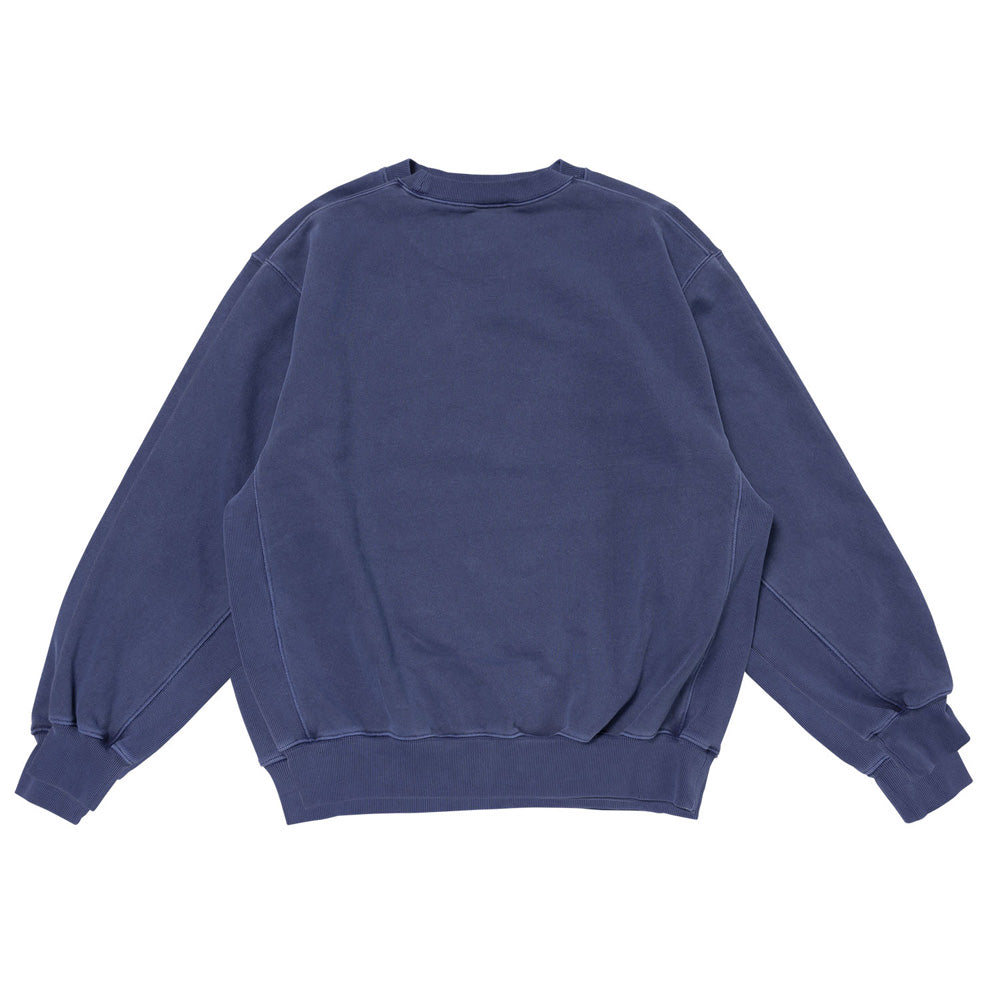 WASHED FLEECE CREW NECK