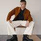 ONE BUTTON POLO S/S TEE SUPER120s WOOL SINGLE JERSEY WASHABLE