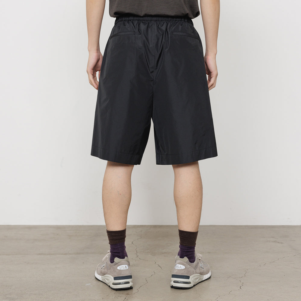 WIDE SHORTS RECYCLED POLYESTER x SILK TAFFETA