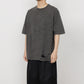 CREW NECK DAMADED TEE ORGANIC COTTON