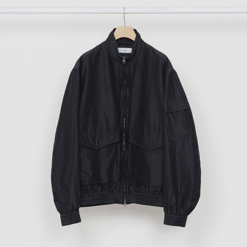 FLIGHT JACKET WOOL SILK HIGH COUNT TYPEWRITER