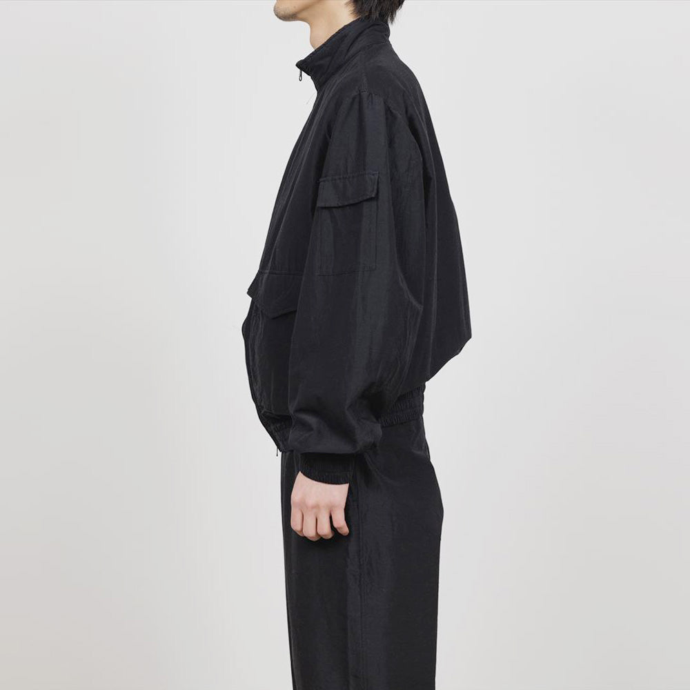 FLIGHT JACKET WOOL SILK HIGH COUNT TYPEWRITER
