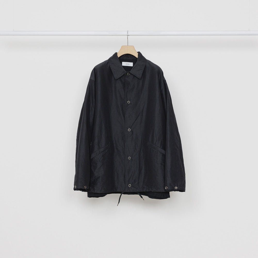 COACH JACKET WOOL SILK HIGH COUNT TYPEWRITER