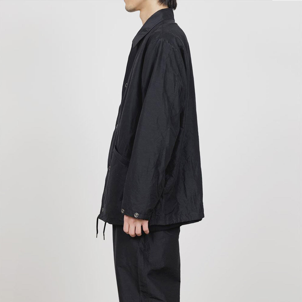 COACH JACKET WOOL SILK HIGH COUNT TYPEWRITER
