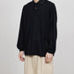 TWO BUTTON POLO L/S TEE WOOL SINGLE JERSEY WASHABLE