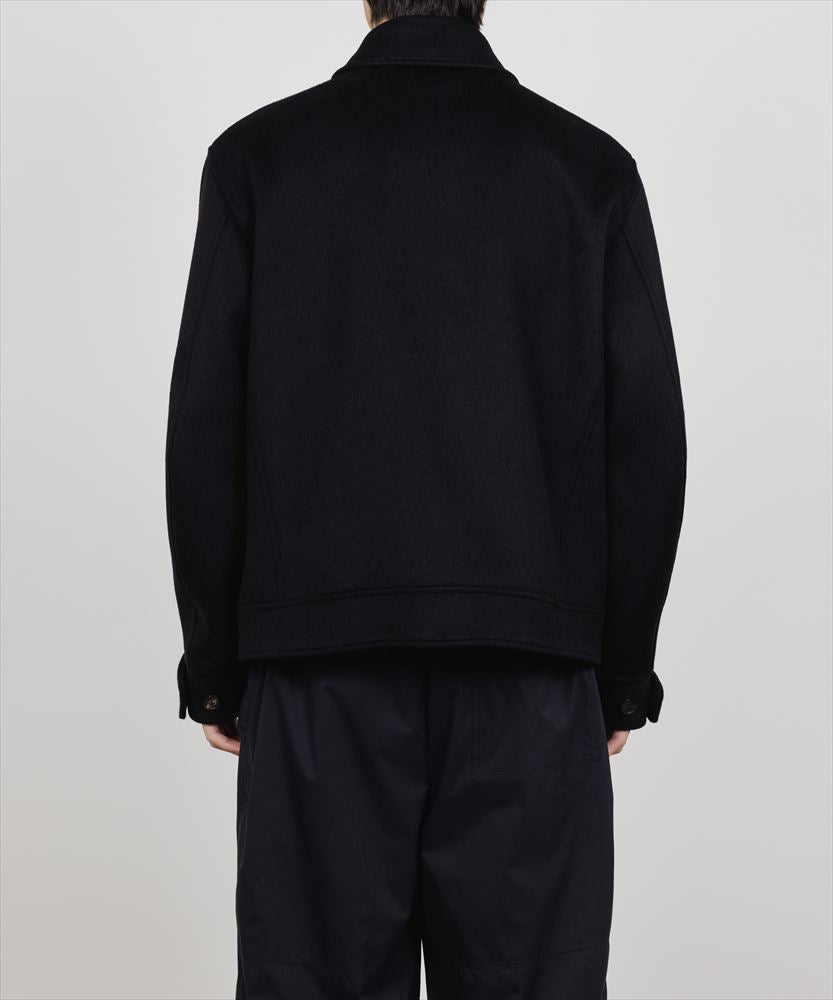 marka 23aw ウールシルクネップヤーン / クルーネック　Black marka 23aw ウールシルクネップヤーン / クルーネック Black