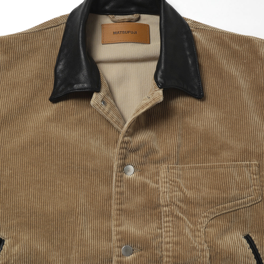 Connected Pockets Corduroy Jacket
