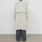 RAGLAN SLEEVE COAT ORGANIC COTTON GABARDINE