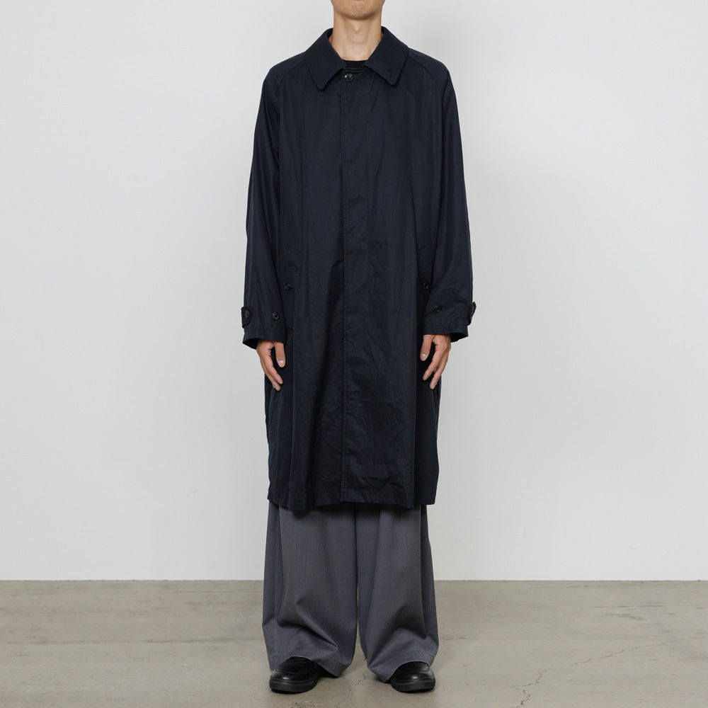 RAGLAN SLEEVE COAT ORGANIC COTTON GABARDINE