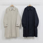 RAGLAN SLEEVE COAT ORGANIC COTTON GABARDINE