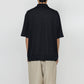 ONE BUTTON POLO TEE S/S SUPER120s WASHABLE WOOL