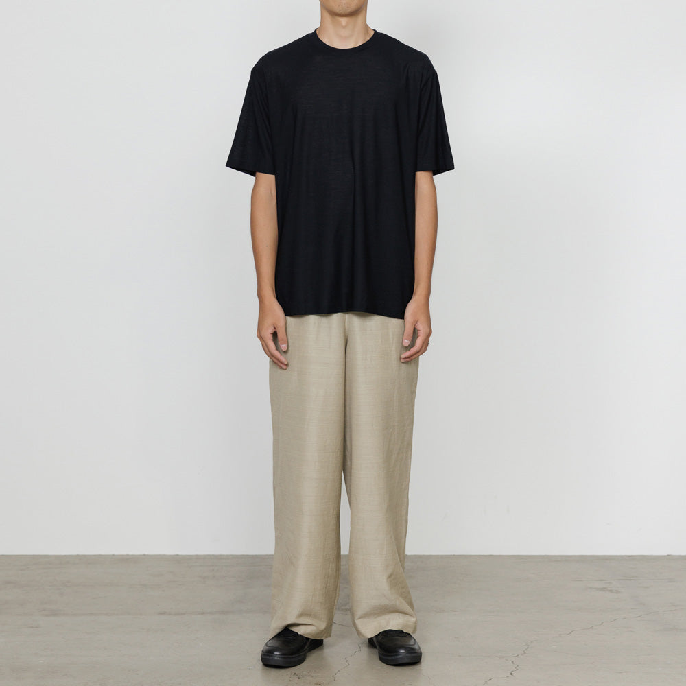 CREW NECK TEE SUPER120s WASHABLE WOOL