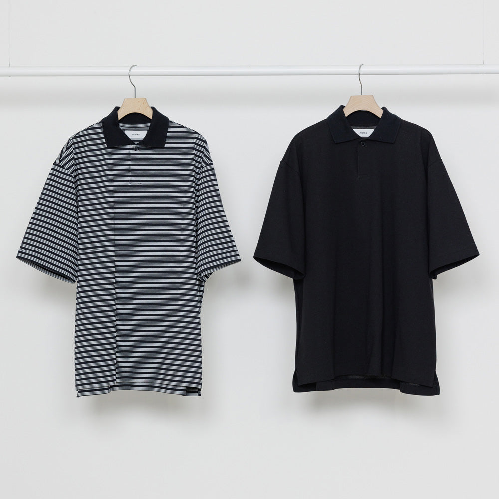 ONE BUTTON POLO S/S TEE ORGANIC COTTON HIGH TWISTED PIQUE