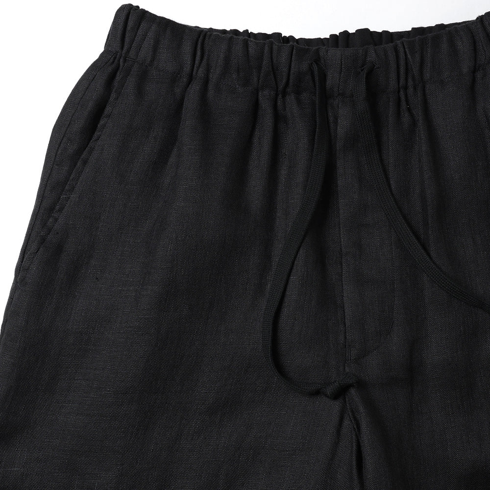 WIDE CYLINDER FIT EASY PANTS LINEN GAUZE DOUBLE CLOTH