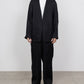 WIDE CYLINDER FIT EASY PANTS LINEN GAUZE DOUBLE CLOTH