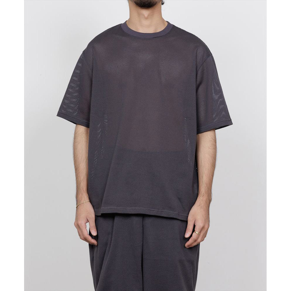CREW NECK TEE ORGANIC COTTON MESH