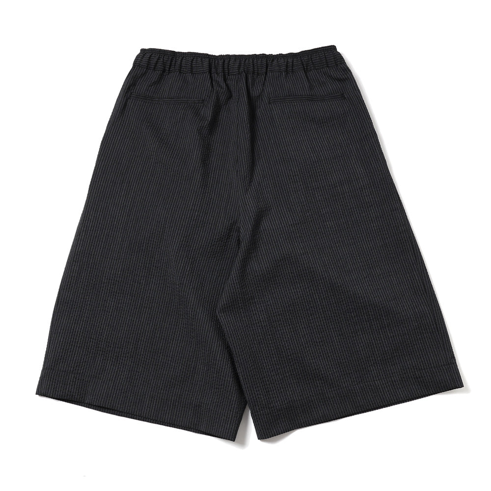 DOUBLE TUCK SHORTS WOOL SEERSUCKER